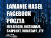 Pozyskiwanie Facebook Instagram/Messenger/Email - 